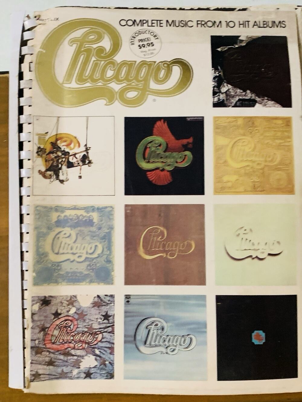 Chicago: Complete Music From 10 Hit Albums Book Vintage 1977